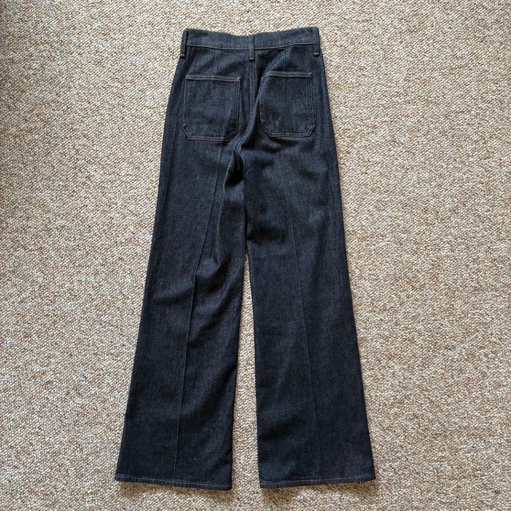 J Crew Wide Leg Sailor Jeans Size 24 - Picture 4 of 6